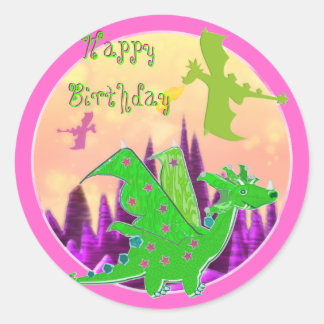 Joyeux Stickers Dragon Anniversaire