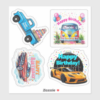 Joyeux Stickers véhicule d'anniversaire, Anniversa