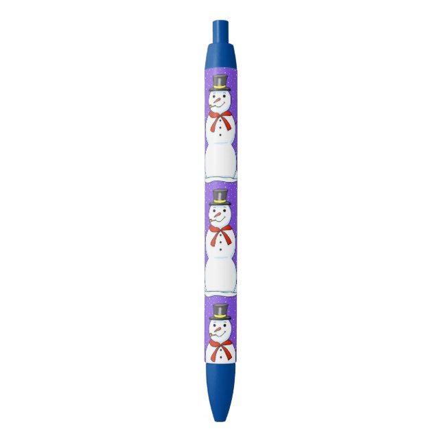 Joyeux Stylo de Noël Snowman (devant Vertical)