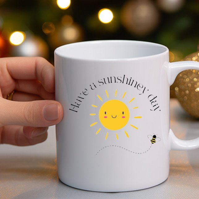 Joyeux Sunshiney Day Coffee Mug (Créateur téléchargé)