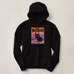 Joyeux Sweat - shirt à capuche de chats Halloween