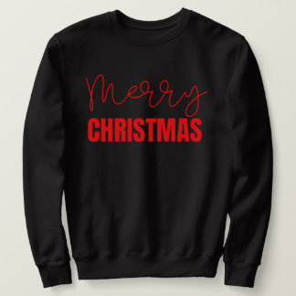 Joyeux Sweatshirt de Noël, Graphique surdimensionn
