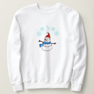 Joyeux Sweatshirt de Noël Snowman