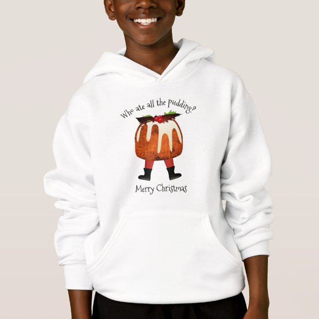 Joyeux Sweatshirt de pouding Christmas (Devant)
