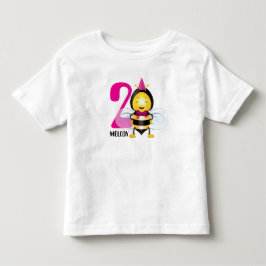 Joyeux T-shirt Bee Girl pour l'anniversaire de la 