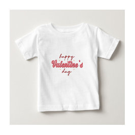 Joyeux T-shirt blanc de la Saint-Valentin