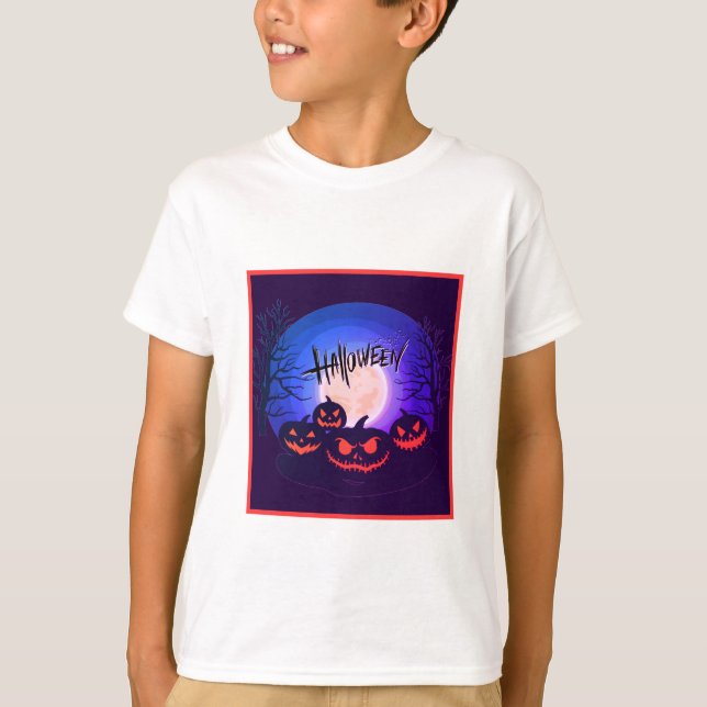 Joyeux T-shirt costume Halloween (Devant)