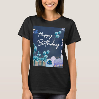 Joyeux T-shirt d'anniversaire