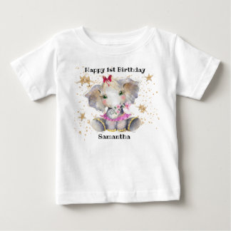 Joyeux T-shirt d'anniversaire, 1er anniversaire bé