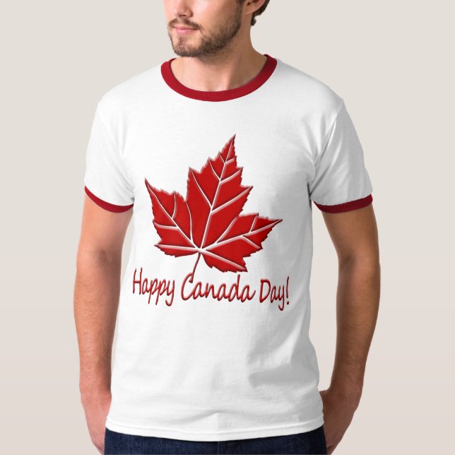 Joyeux T-shirt de la fête du Canada Souvenir Chemi (Devant)
