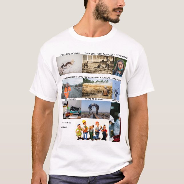 JOYEUX T-shirt DE LA FÊTE DU TRAVAIL AMÉRICAINE (Devant)