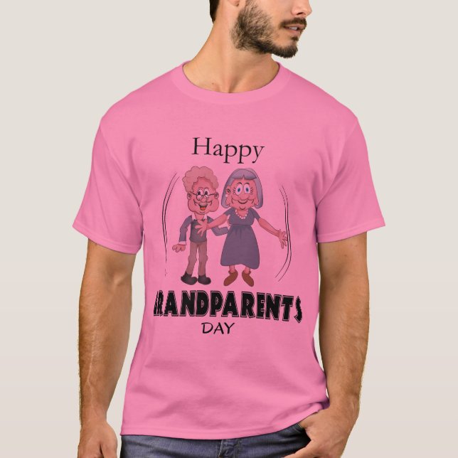Joyeux T-shirt de la Journée des grands-parents (Devant)