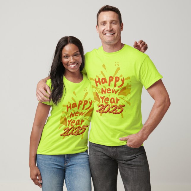 Joyeux T-shirt de la nouvelle année 2025 (Unisexe)