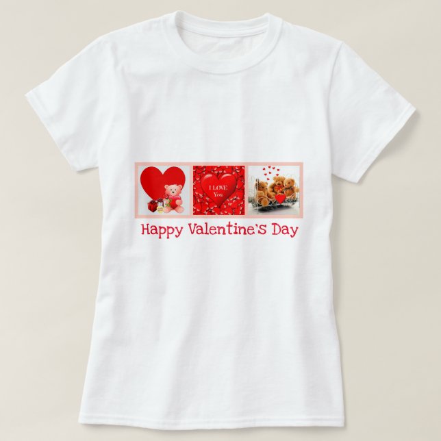 Joyeux T-shirt de la Saint-Valentin (Design devant)