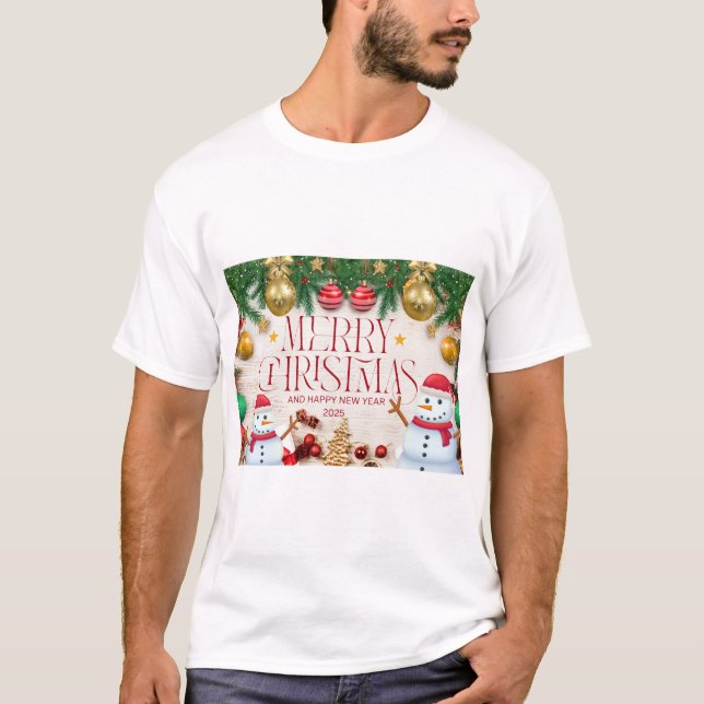 Joyeux T-shirt de Noël (Devant)