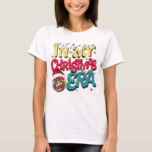 Joyeux T-shirt de Noël, Fête de Noël de la famille (Devant)