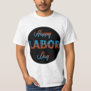 Joyeux T-shirt des signes de la fête du travail