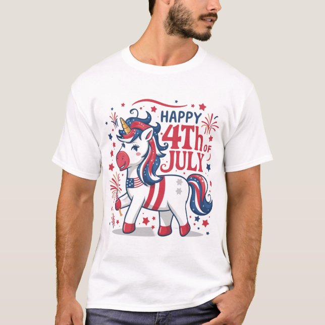 Joyeux T-shirt du 4 juillet (Devant)