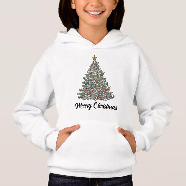 Joyeux T-shirt filles de Noël (Devant)