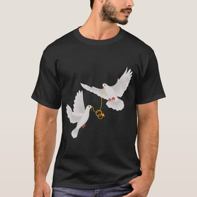 Joyeux T-shirt Mariage (Devant)