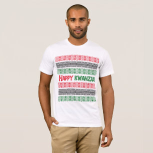 Joyeux T-shirt Motif Kwanzaa