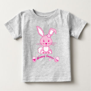 Joyeux T-shirt oeufs de lapin lapin de Pâques