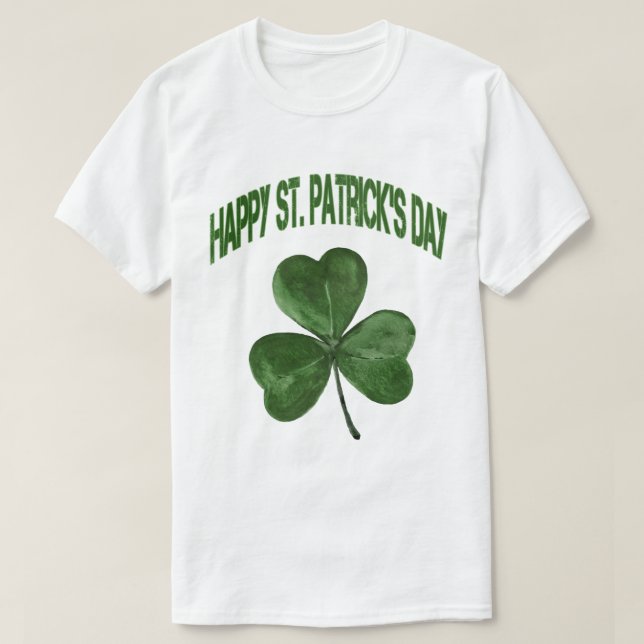 Joyeux T-shirt Shamrock de la Saint Patrick (Design devant)