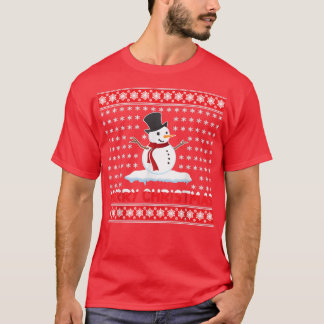 Joyeux T-shirt Snowman Noël
