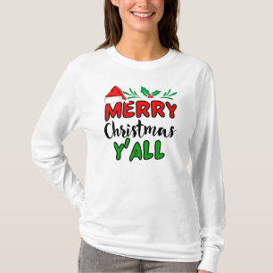Joyeux T-shirt Y'all Christmas