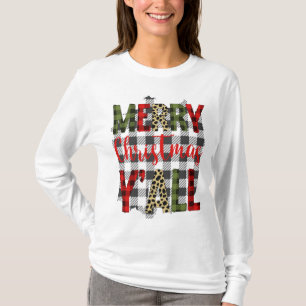 Joyeux T-shirt Y'all de Noël