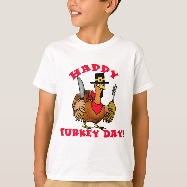 Joyeux T-shirts de la fête de la Turquie, Sweat -  (Devant)