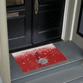 Joyeux tapis de porte Gnome de Noël