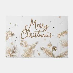 Joyeux tapis de porte neutre Noël