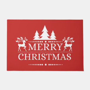 Joyeux tapis de portes de Noël
