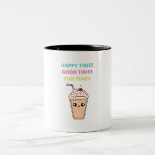 Joyeux Temps, Bon Temps, Fun Times Deux Toned Mug