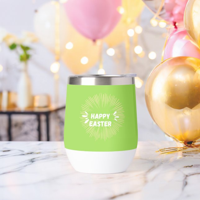 Joyeux texte de Pâques sur vert (Enterrement de vie de garçon)