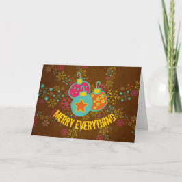Joyeux Tout Ornement Carte de voeux de Noël