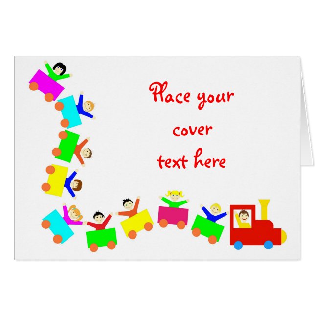 Joyeux Train pour enfants (Devant horizontal)