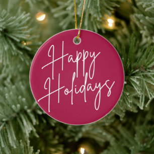 JOYEUX VACANCES NOËL ORNEMENT