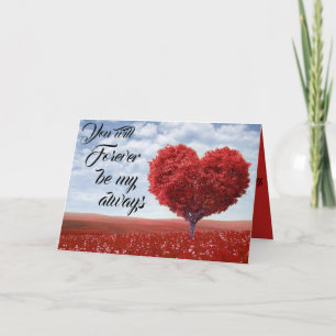 Joyeux Valentines carte de coeur de jour pour votr