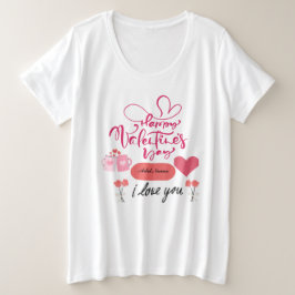 Joyeux Valentines T-shirt "I Love You"