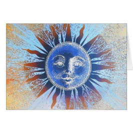 Joyeux visage du soleil