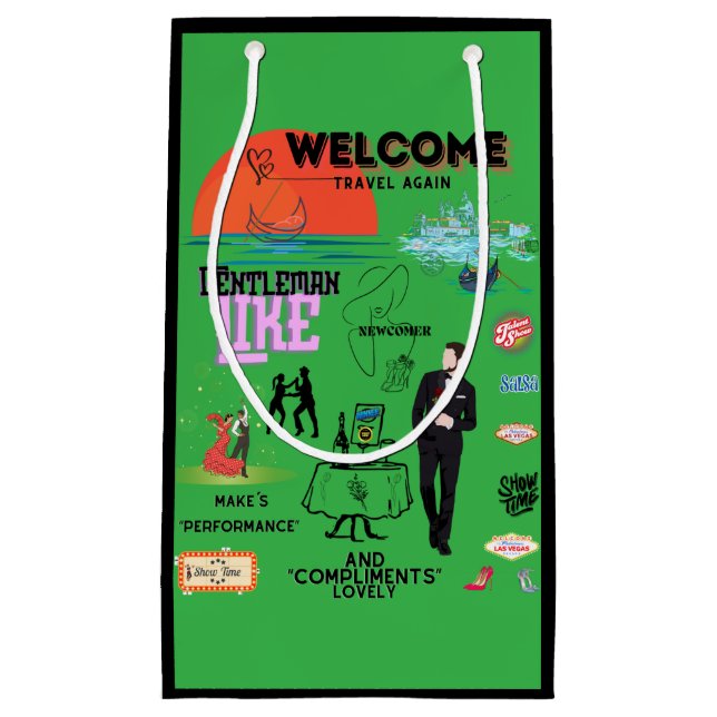 JOYEUX VOYAGE AGAIN DES PETITS SACS CADEAUX (Devant)