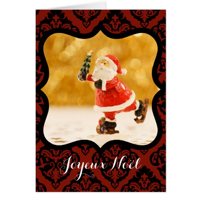 Joyeux Weihnachten Cadre dekoratif Foto Carte de V (Vorne)