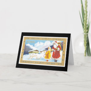 JOYEUX-WEIHNACHTEN FEIERTAGSKARTE