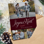 "Joyeux Weihnachten" Foto Galerie Al Porto Feiertagskarte<br><div class="desc">Personalisieren Sie diese wunderschönen und modernen Weihnachts- oder Winterurlaubskarten mit Ihren Fotos und Ihrer persönlichen Botschaft.</div>