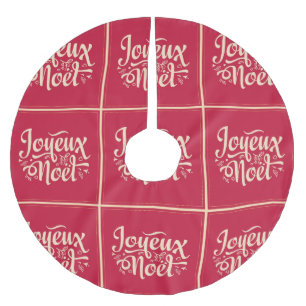 Joyeux Weihnachten Franz Frohe Weihnachts-Swashy S Polyester Weihnachtsbaumdecke