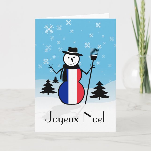 Joyeux Weihnachten Frohe Weihnachten Französisch S (Vorderseite)