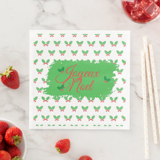 Joyeux-Weihnachten - Papierservietten