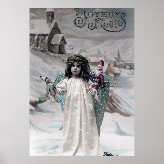 Joyeux Weihnachten Poster (Vorne)